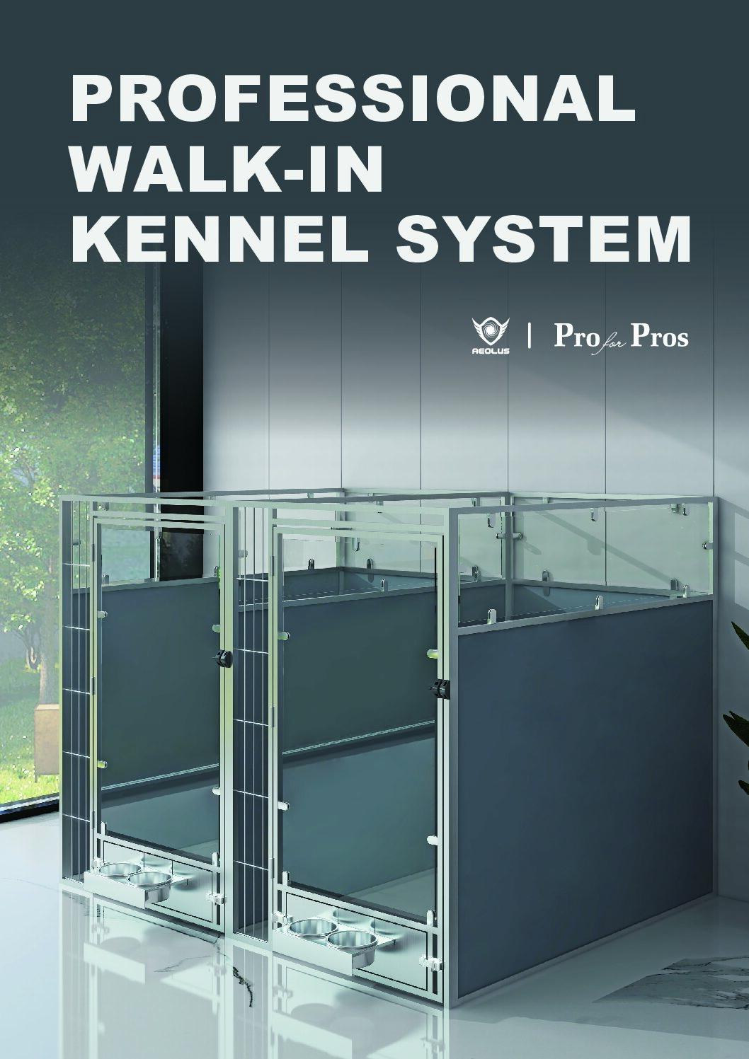 Walk in Kennel Κλουβιά Φιλοξενίας